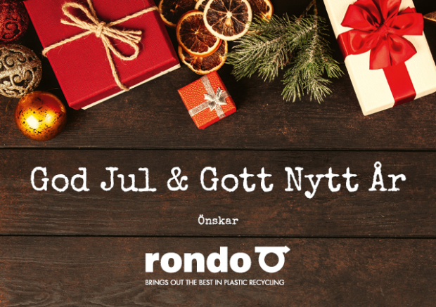 God Jul och Gott Nytt år från Rondo Plast